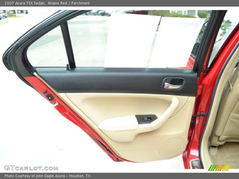Milano Red / Parchment 2007 Acura TSX Sedan