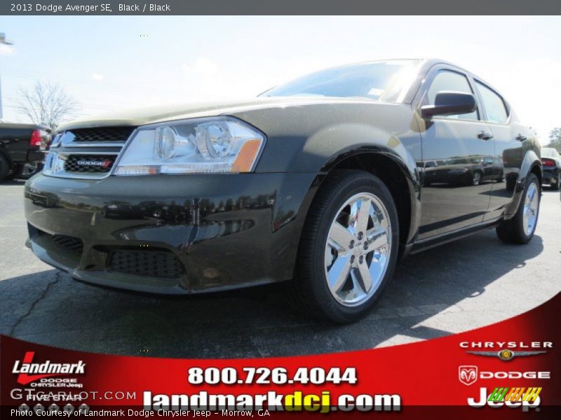 Black / Black 2013 Dodge Avenger SE