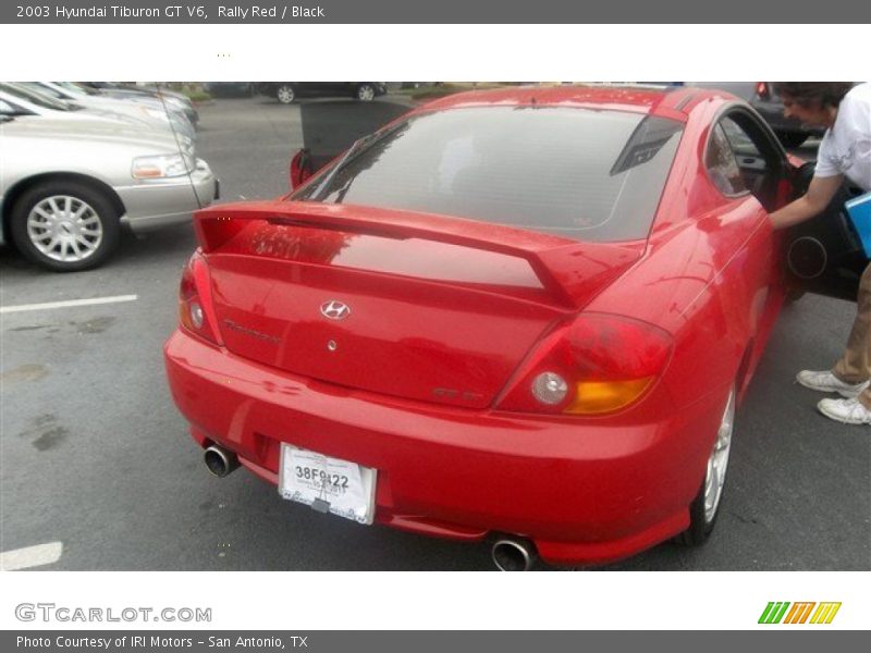 Rally Red / Black 2003 Hyundai Tiburon GT V6