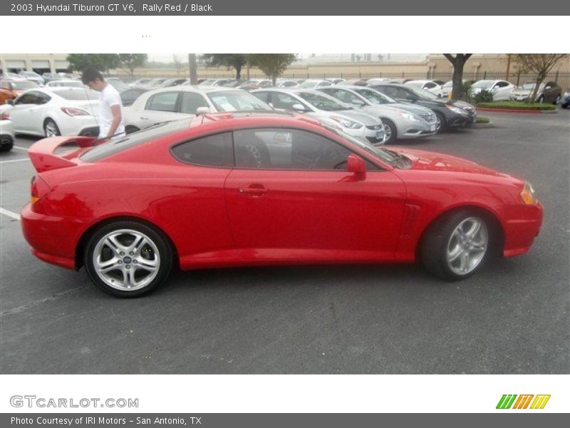 Rally Red / Black 2003 Hyundai Tiburon GT V6