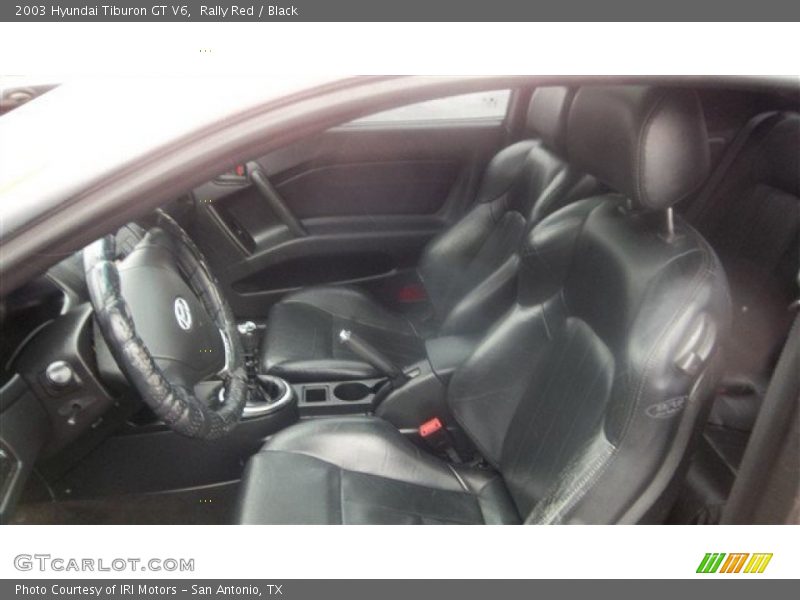 Rally Red / Black 2003 Hyundai Tiburon GT V6