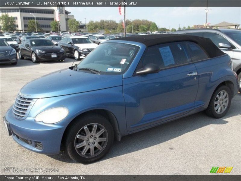 Marine Blue Pearl / Pastel Slate Gray 2007 Chrysler PT Cruiser Convertible