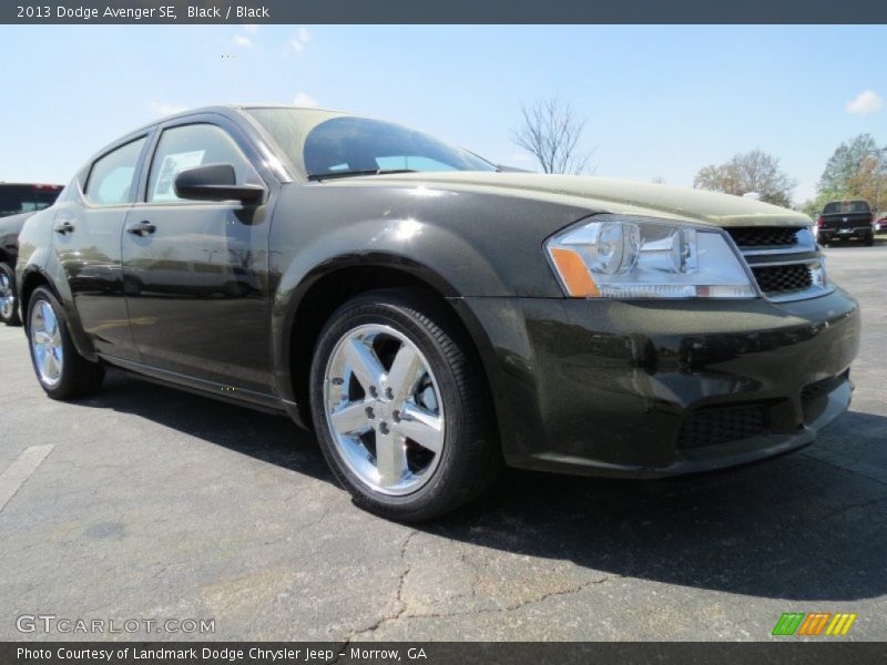 Black / Black 2013 Dodge Avenger SE