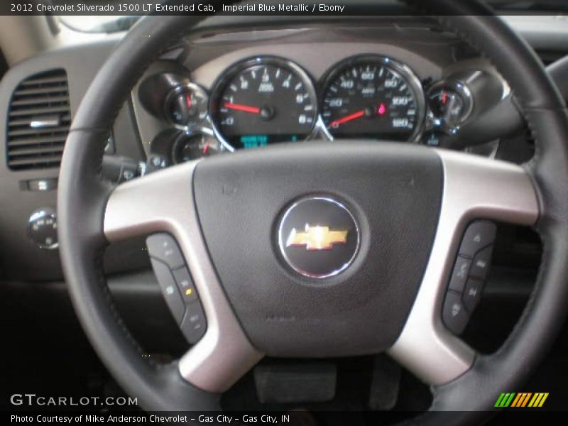 Imperial Blue Metallic / Ebony 2012 Chevrolet Silverado 1500 LT Extended Cab