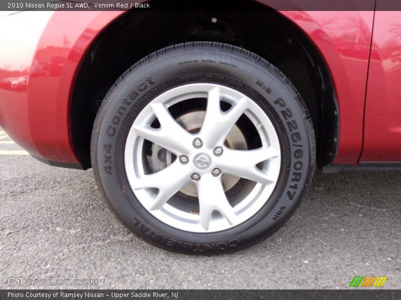 Venom Red / Black 2010 Nissan Rogue SL AWD