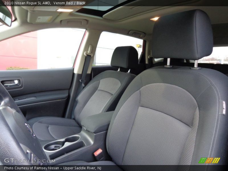  2010 Rogue SL AWD Black Interior