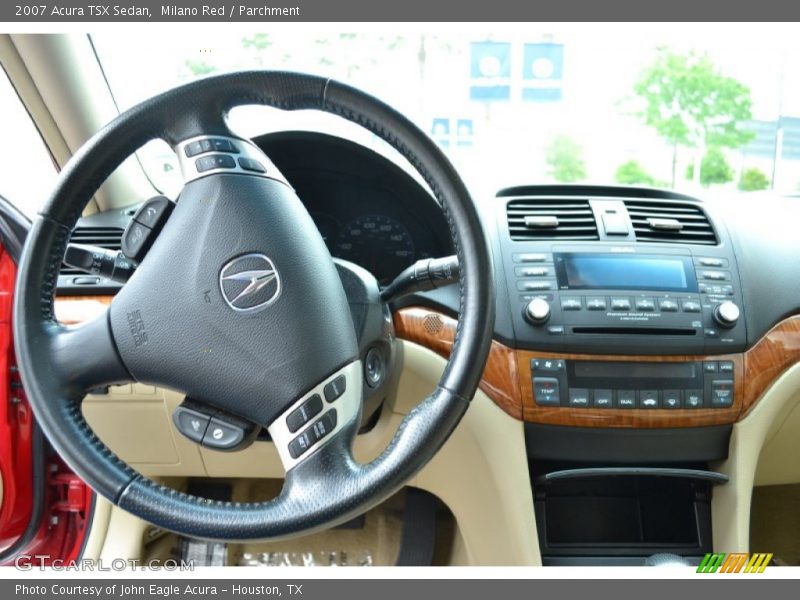 Milano Red / Parchment 2007 Acura TSX Sedan