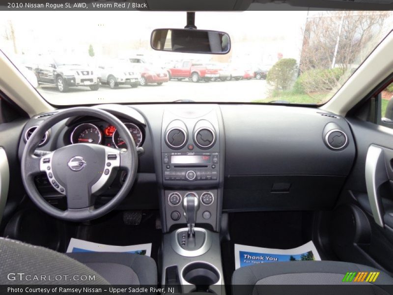 Venom Red / Black 2010 Nissan Rogue SL AWD