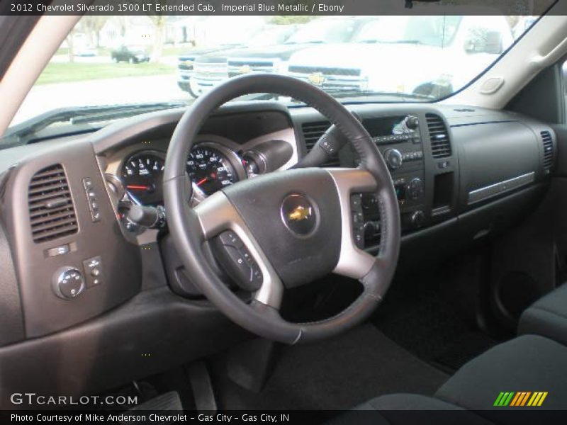 Imperial Blue Metallic / Ebony 2012 Chevrolet Silverado 1500 LT Extended Cab