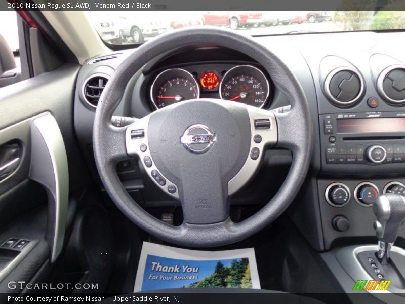 Venom Red / Black 2010 Nissan Rogue SL AWD