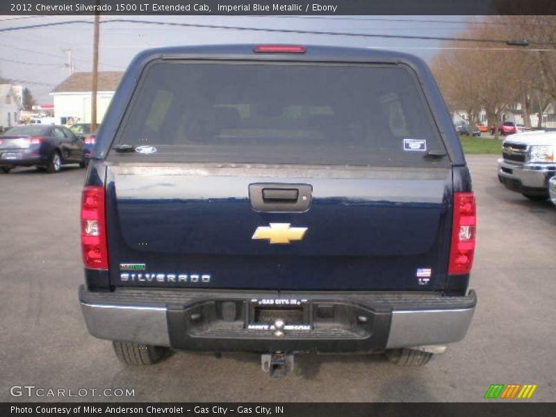 Imperial Blue Metallic / Ebony 2012 Chevrolet Silverado 1500 LT Extended Cab