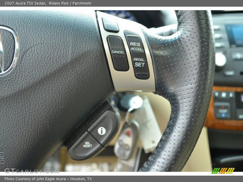 Milano Red / Parchment 2007 Acura TSX Sedan