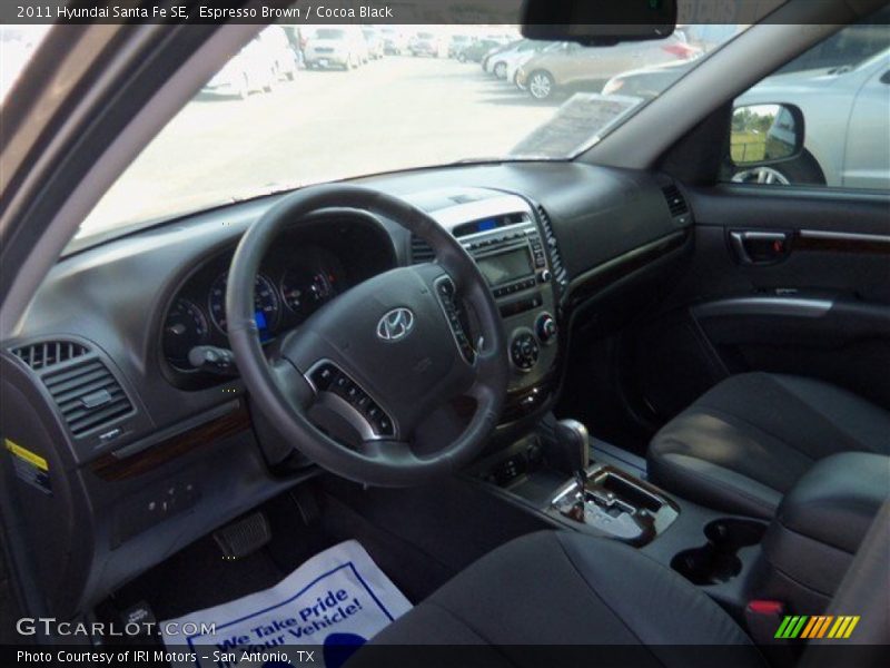 Espresso Brown / Cocoa Black 2011 Hyundai Santa Fe SE