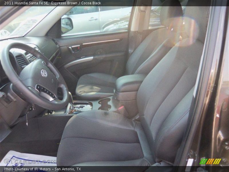 Espresso Brown / Cocoa Black 2011 Hyundai Santa Fe SE