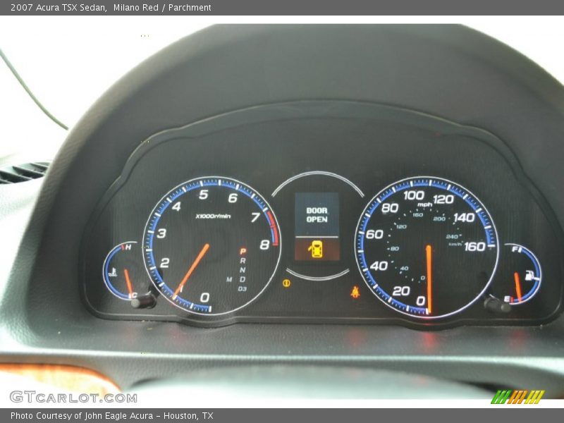 2007 TSX Sedan Sedan Gauges