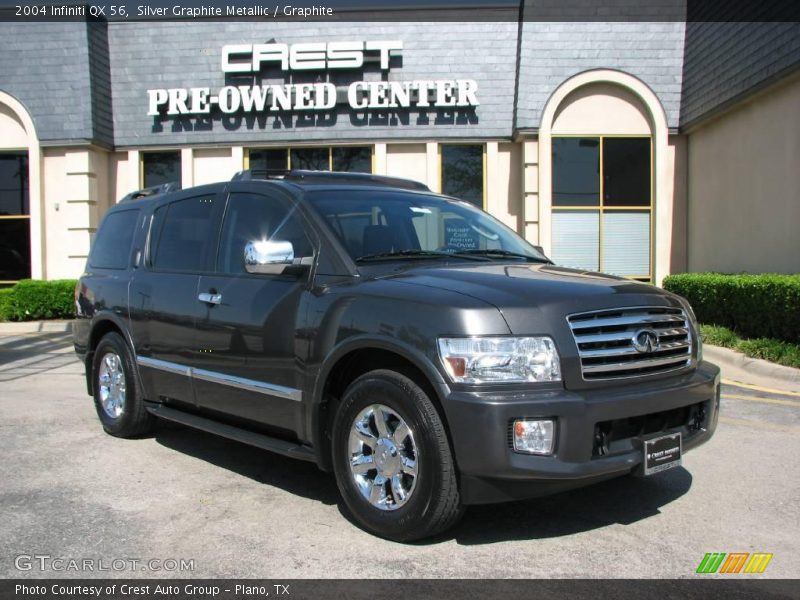 Silver Graphite Metallic / Graphite 2004 Infiniti QX 56