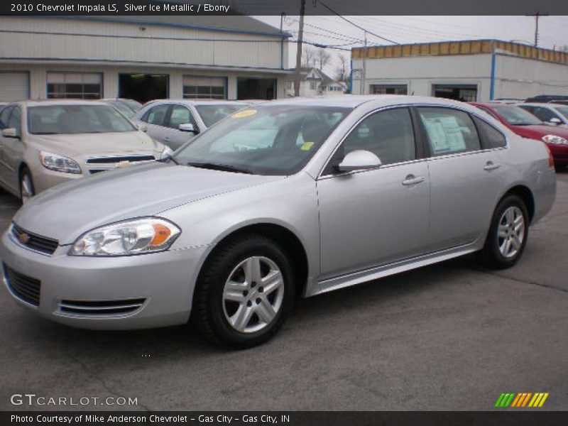 Front 3/4 View of 2010 Impala LS