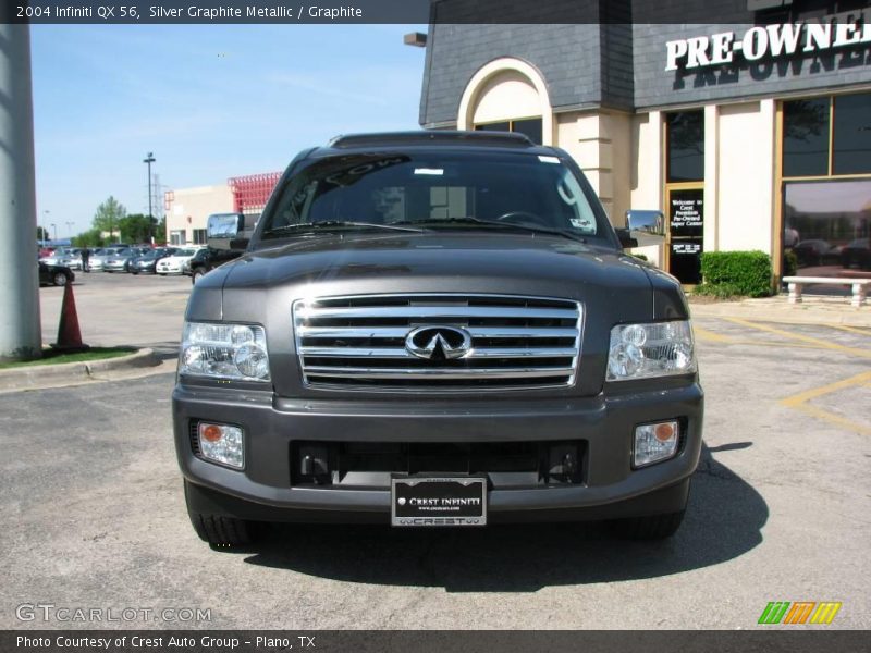 Silver Graphite Metallic / Graphite 2004 Infiniti QX 56