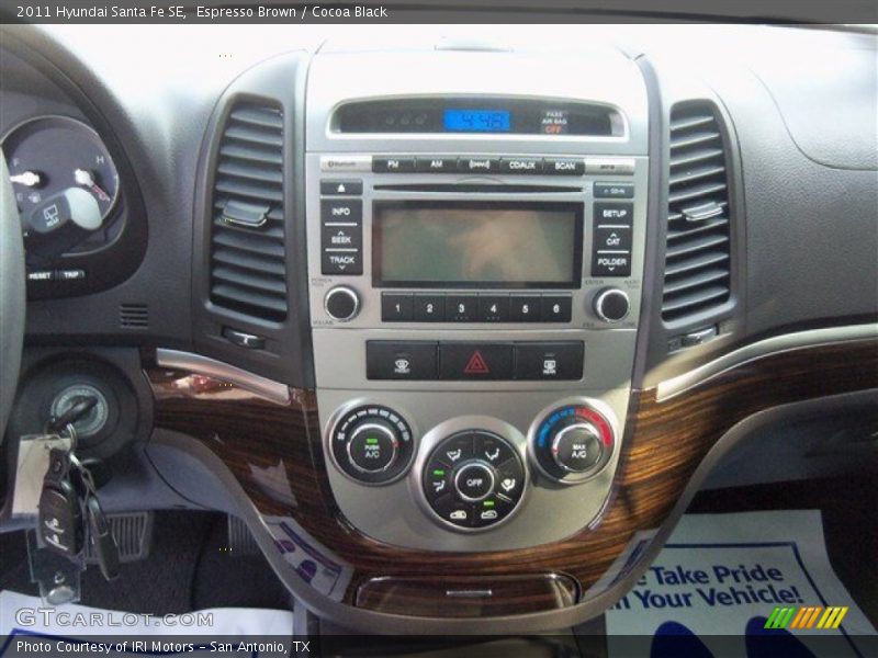 Espresso Brown / Cocoa Black 2011 Hyundai Santa Fe SE
