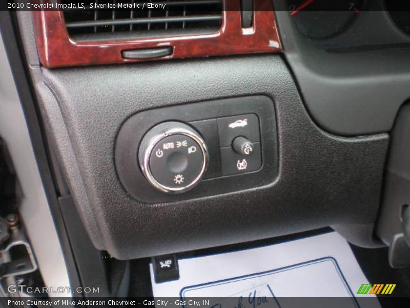 Silver Ice Metallic / Ebony 2010 Chevrolet Impala LS