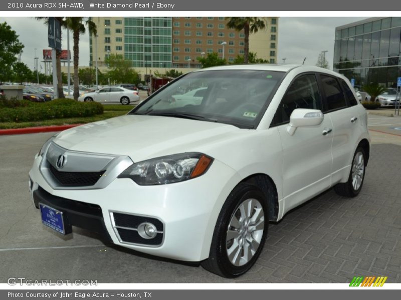 White Diamond Pearl / Ebony 2010 Acura RDX SH-AWD