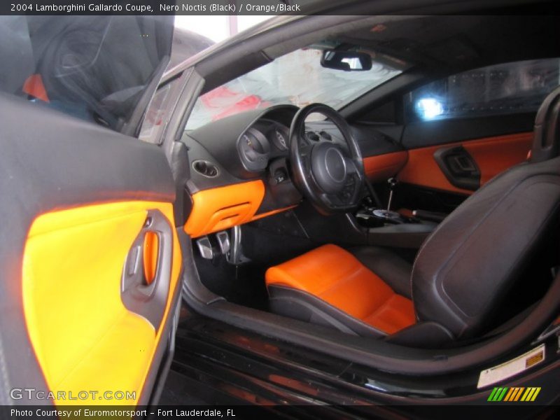 Nero Noctis (Black) / Orange/Black 2004 Lamborghini Gallardo Coupe
