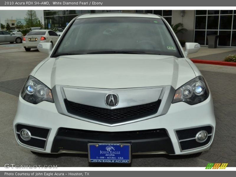 White Diamond Pearl / Ebony 2010 Acura RDX SH-AWD