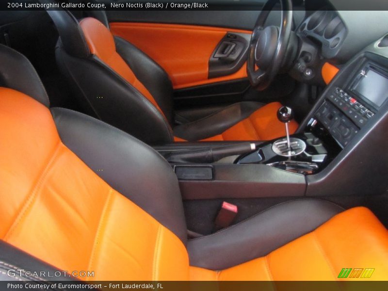 Nero Noctis (Black) / Orange/Black 2004 Lamborghini Gallardo Coupe