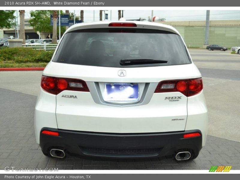 White Diamond Pearl / Ebony 2010 Acura RDX SH-AWD