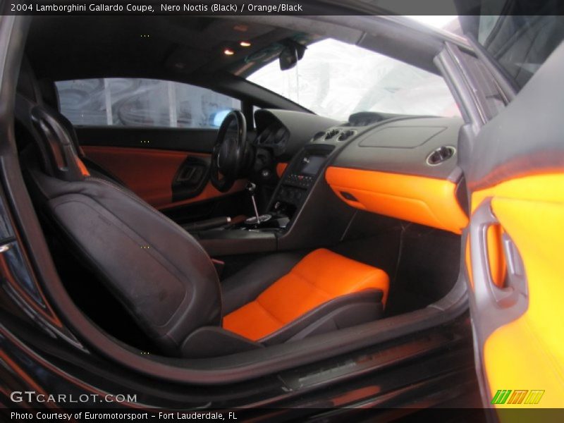 Nero Noctis (Black) / Orange/Black 2004 Lamborghini Gallardo Coupe