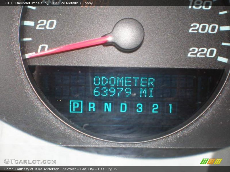 Silver Ice Metallic / Ebony 2010 Chevrolet Impala LS