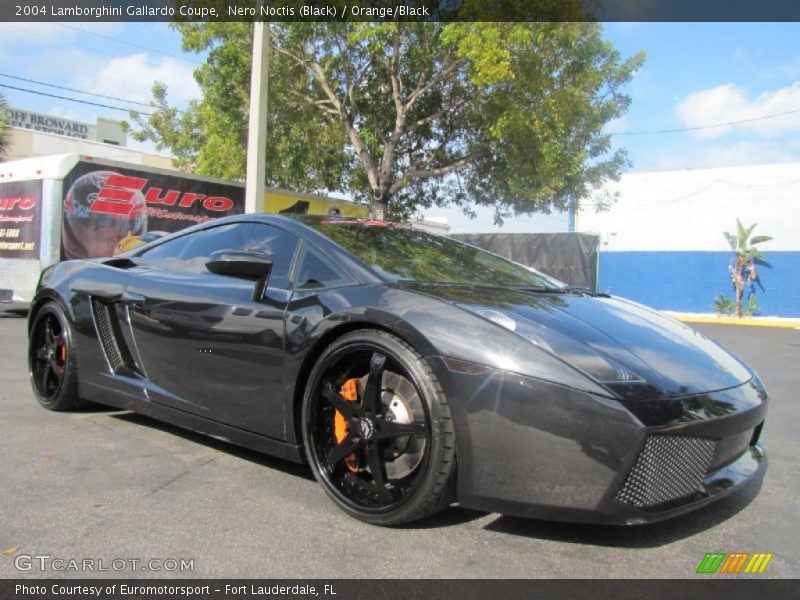 Nero Noctis (Black) / Orange/Black 2004 Lamborghini Gallardo Coupe