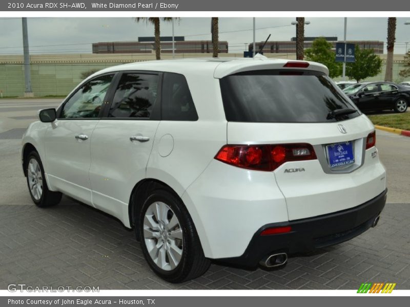 White Diamond Pearl / Ebony 2010 Acura RDX SH-AWD