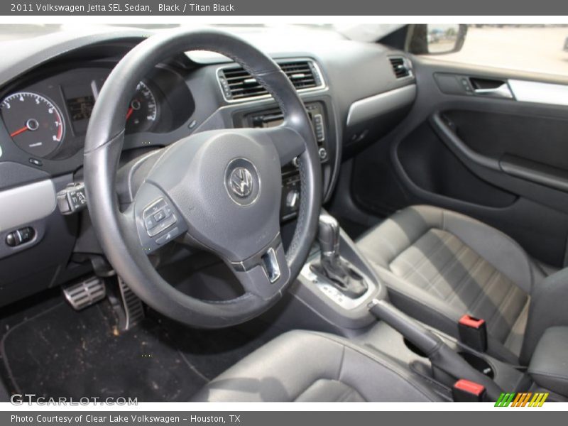 Black / Titan Black 2011 Volkswagen Jetta SEL Sedan