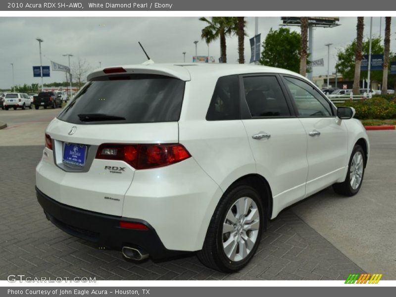 White Diamond Pearl / Ebony 2010 Acura RDX SH-AWD