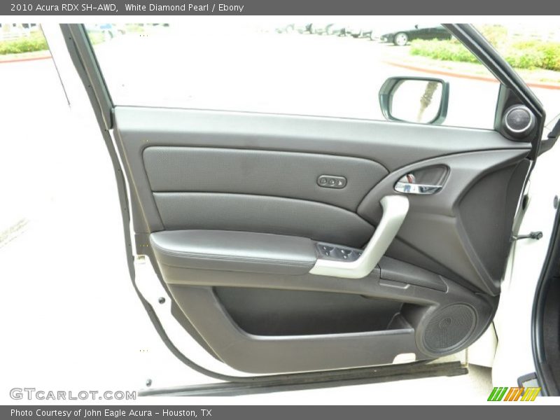 White Diamond Pearl / Ebony 2010 Acura RDX SH-AWD