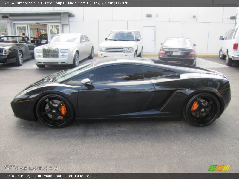 Nero Noctis (Black) / Orange/Black 2004 Lamborghini Gallardo Coupe