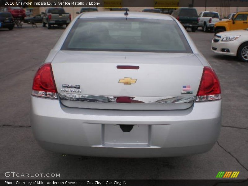Silver Ice Metallic / Ebony 2010 Chevrolet Impala LS