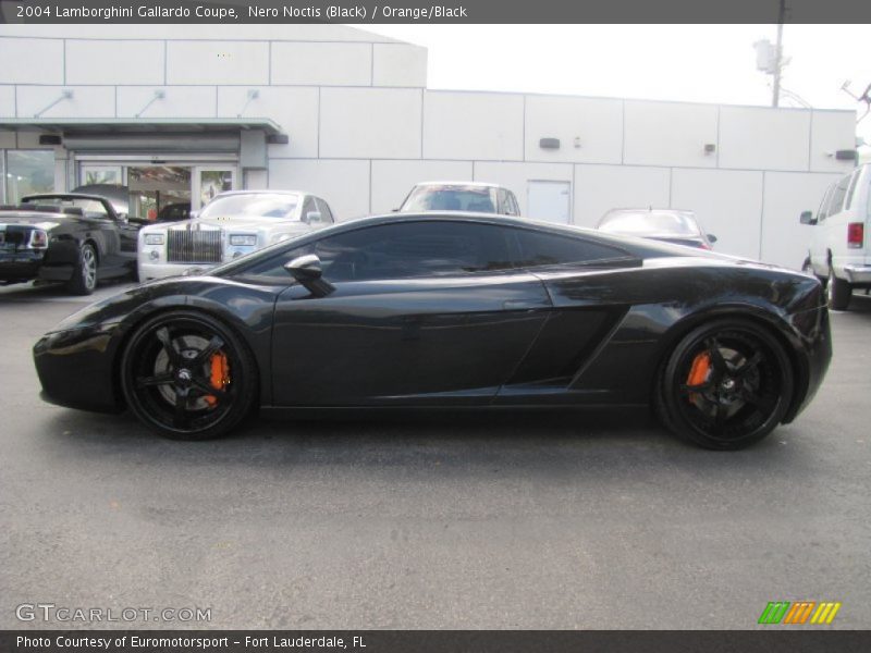 Nero Noctis (Black) / Orange/Black 2004 Lamborghini Gallardo Coupe