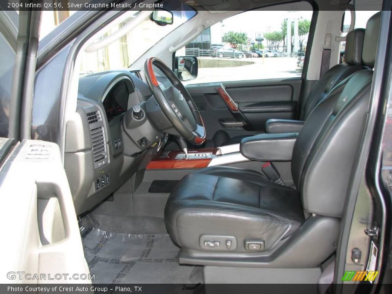 Silver Graphite Metallic / Graphite 2004 Infiniti QX 56