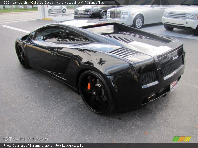 Nero Noctis (Black) / Orange/Black 2004 Lamborghini Gallardo Coupe