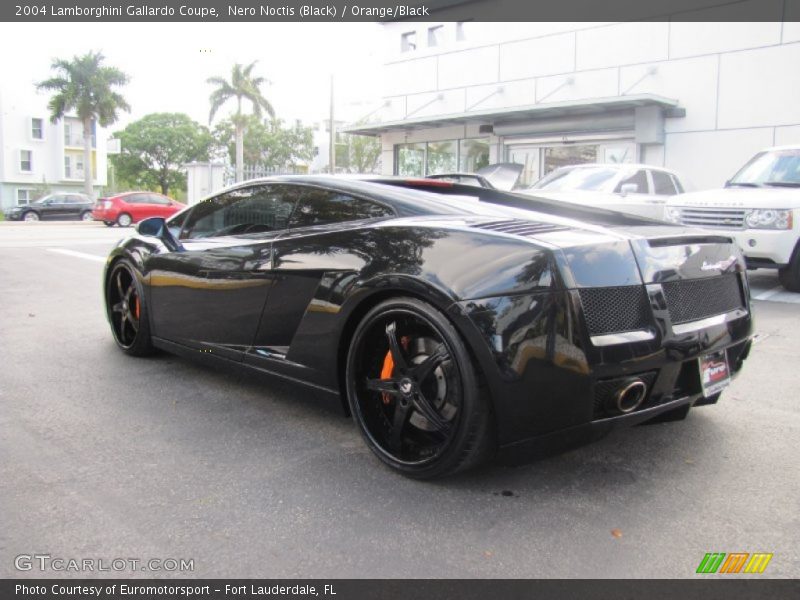 Nero Noctis (Black) / Orange/Black 2004 Lamborghini Gallardo Coupe