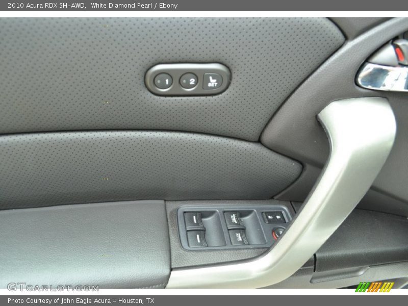 White Diamond Pearl / Ebony 2010 Acura RDX SH-AWD