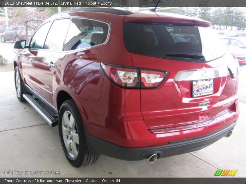 Crystal Red Tintcoat / Ebony 2013 Chevrolet Traverse LTZ