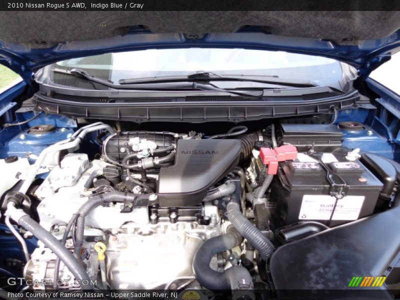 Indigo Blue / Gray 2010 Nissan Rogue S AWD