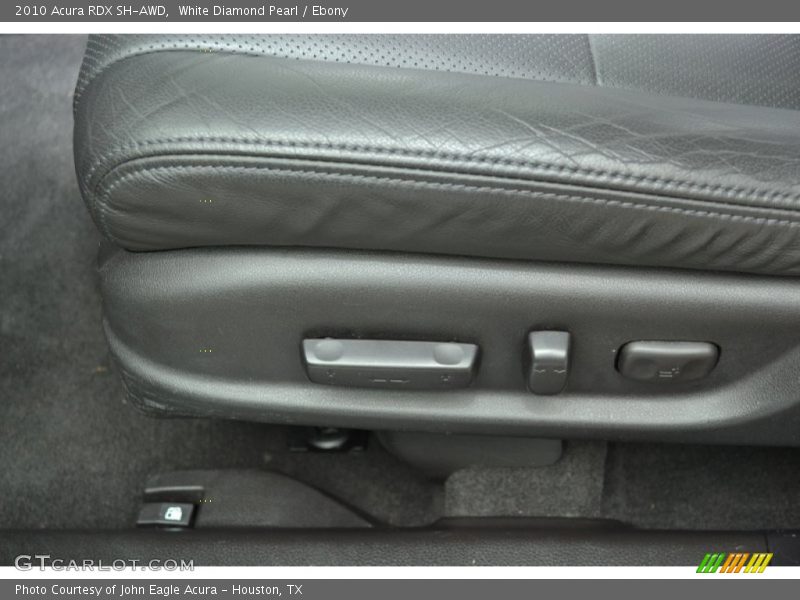 White Diamond Pearl / Ebony 2010 Acura RDX SH-AWD