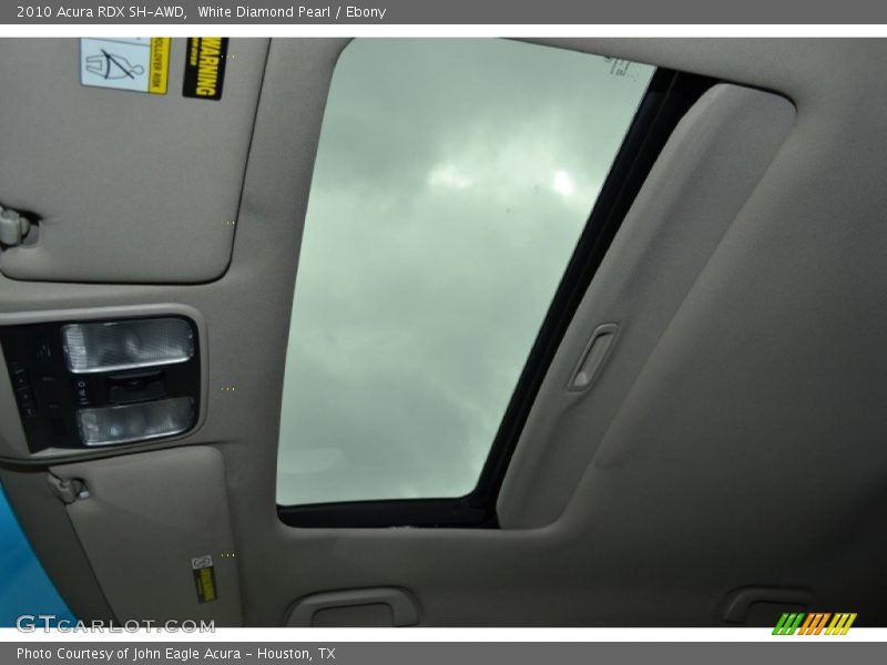 White Diamond Pearl / Ebony 2010 Acura RDX SH-AWD