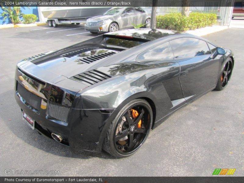 Nero Noctis (Black) / Orange/Black 2004 Lamborghini Gallardo Coupe