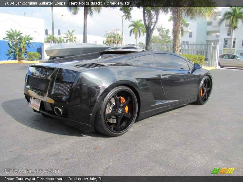 Nero Noctis (Black) / Orange/Black 2004 Lamborghini Gallardo Coupe