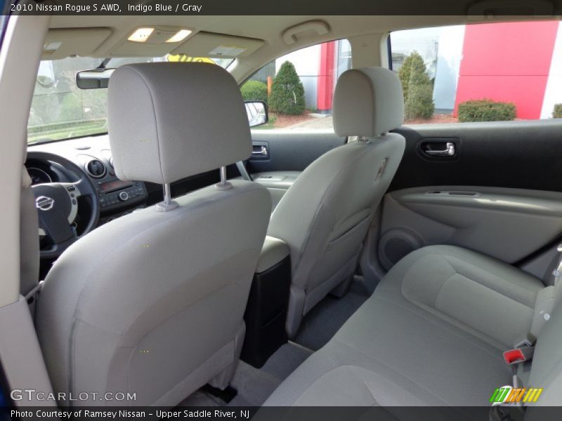 Indigo Blue / Gray 2010 Nissan Rogue S AWD